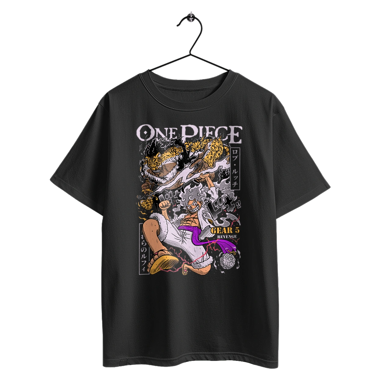 One Piece Rob Lucci and Luffy