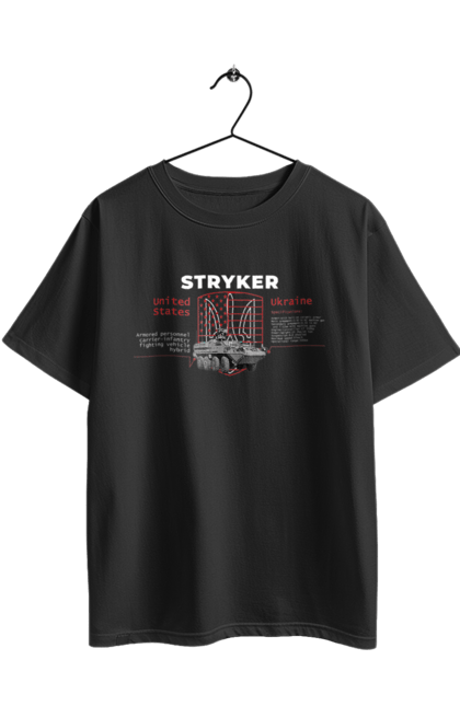 Футболка оверсайз з принтом "Stryker". F16, nasams, stryker, zuzana, гаубиця, два герби, залужний, сюзанна. 2070702