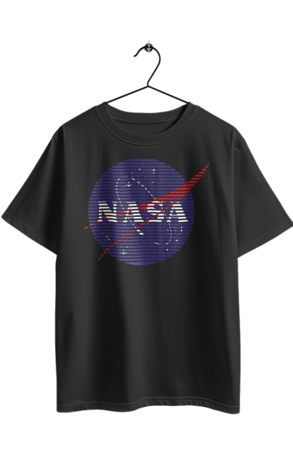 Футболка оверсайз з принтом "NASA". Nasa, авіація, астронавтика, дослідження, космонавтика, космос, наука, ракета, сша, технології. 2070702