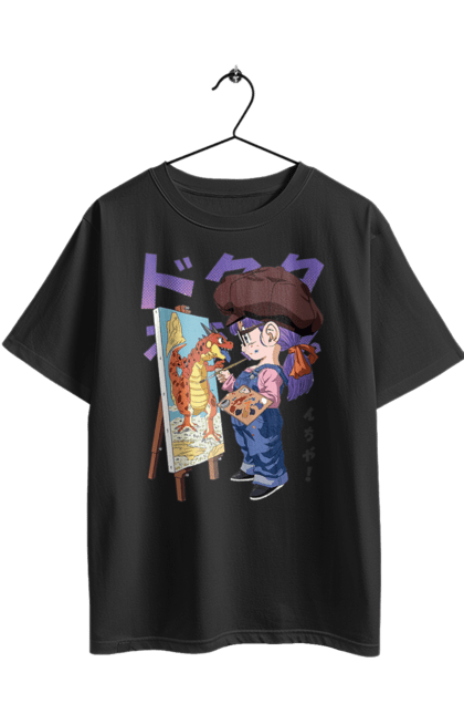 Футболка оверсайз з принтом "Dr. Slump Арале". Arale norimaki, dr. slump, андроїд, аніме, арале, арале норимаки, дівчинка, доктор сламп, манга, школярка. 2070702