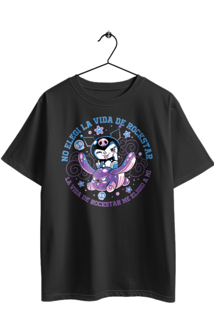 Футболка оверсайз з принтом "Хелло Кітті Куромі". Hello kitty, аніме, куромі, моя мелодія, персонаж, санріо, хелло кітті. 2070702