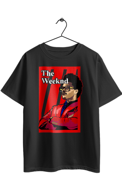 Футболка оверсайз з принтом "The Weeknd". Tesfaye, weeknd, актор, продюсер, співак, тесфайє. 2070702