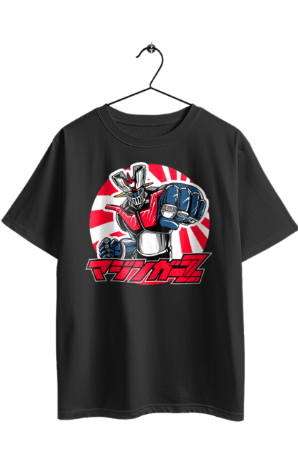 Футболка оверсайз з принтом "Mazinger Z Грендайзер". Goldorak, goldrake, grendizer, mazinger z, mecha, аніме, грендайзер, манга, меха, роботи. 2070702