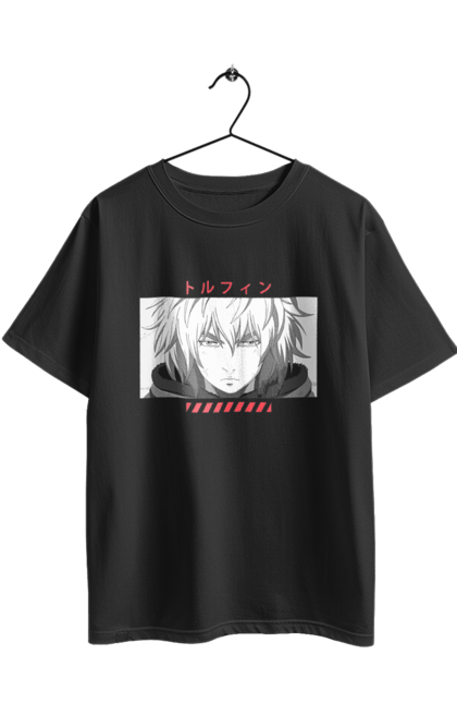 Футболка оверсайз з принтом "Сага про Вінланд Торфінн". Anime, manga, thorfinn, vinland saga, аніме, манга, сага про вінланд, торфінн. 2070702