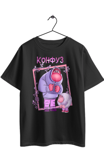 Футболка оверсайз с принтом Головоломка Стыд. Embarrassment, inside out, pixar, головоломка, мультфильм, стыд, эмоции. 2070702