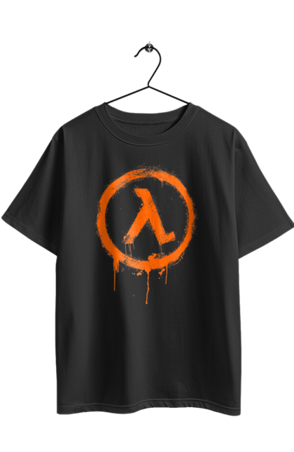 Футболка оверсайз з принтом "Half Life, світлий". Half life, playstation, sega, sierra studios, геймер, гра, етап, комп`ютерна гра, мережева гра, місія. 2070702