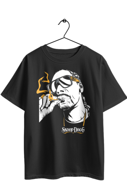 Футболка оверсайз з принтом "Снуп Доґґ". Snoop dogg, актор, музикант, продюсер, репер, снуп догг. 2070702