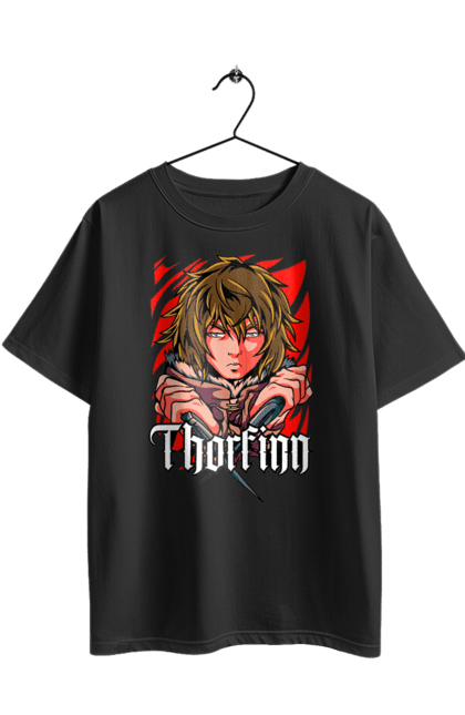 Футболка оверсайз з принтом "Сага про Вінланд Торфінн". Anime, manga, thorfinn, vinland saga, аніме, манга, сага про вінланд, торфінн. 2070702