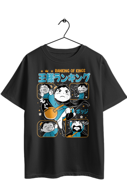 Футболка оверсайз з принтом "Рейтинг короля Бодзі". Bojji, ousama ranking, аніме, бодзі, король, манга, рейтинг короля. 2070702