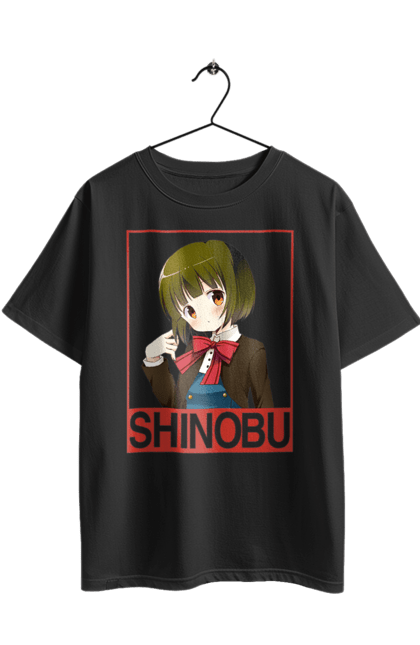 Футболка оверсайз з принтом "Золота мозаїка Шинобу Омія". Anime, kiniro mosaic, kinmoza, manga, shinobu omiya, аніме, золота мозаїка, манга, шинобу, шинобу омія. 2070702