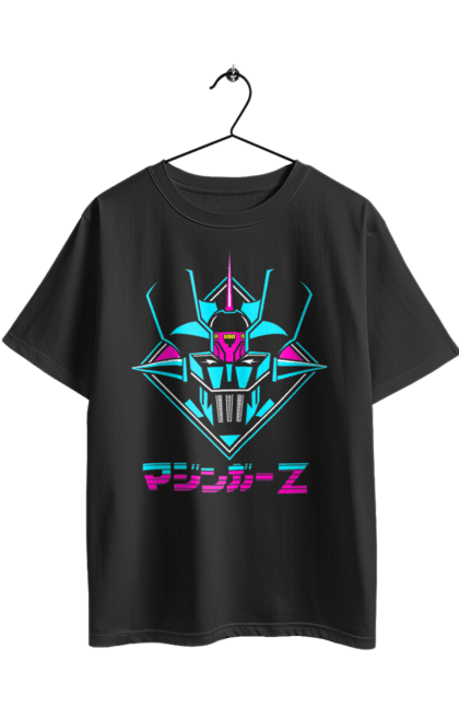 Футболка оверсайз з принтом "Mazinger Z Грендайзер". Goldorak, goldrake, grendizer, mazinger z, mecha, аніме, грендайзер, манга, меха, роботи. 2070702