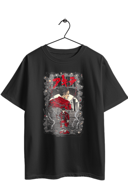 Футболка оверсайз з принтом "Акіра". Akira, shotaro kaneda, tetsuo shima, акіра, аніме, кіберпанк, тецуо шима, шьотаро канеда. 2070702