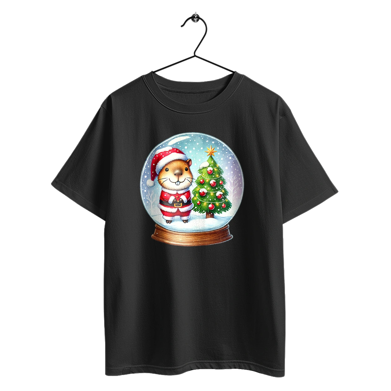 Різдвяна капібара з ялинкою