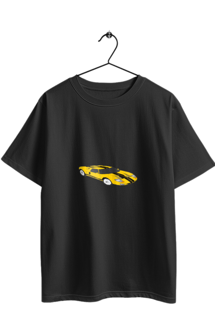 Футболка оверсайз з принтом "Авто". Авто, гонки, дом, скорость, спорткар. 2070702