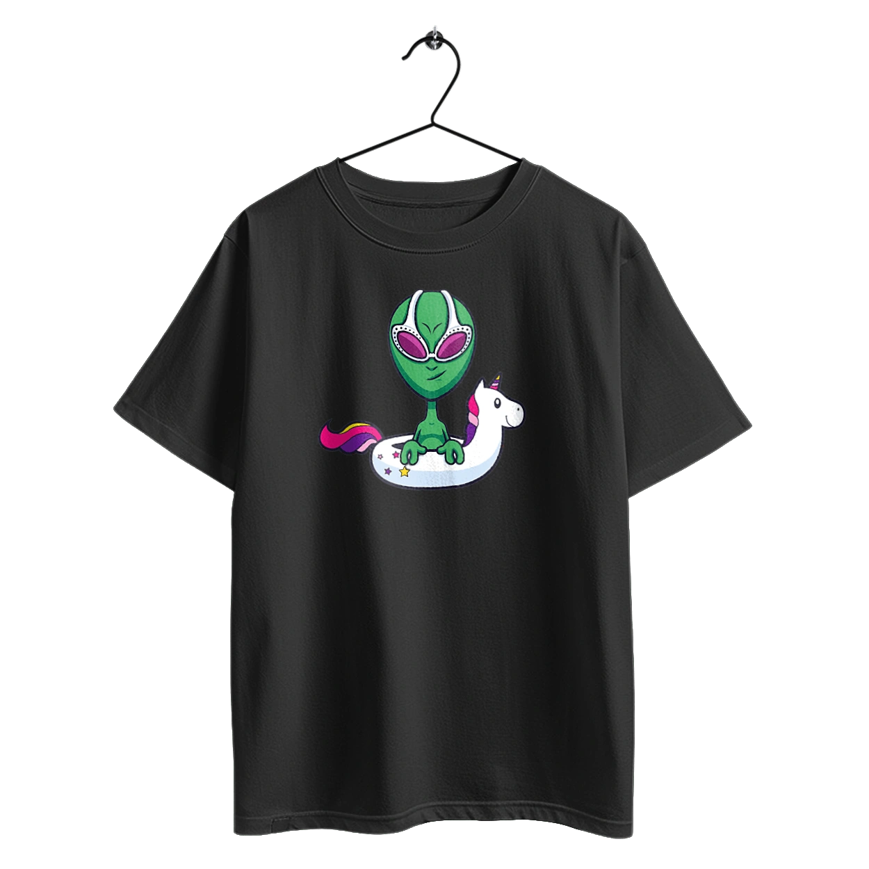 Alien Floats In A Circle