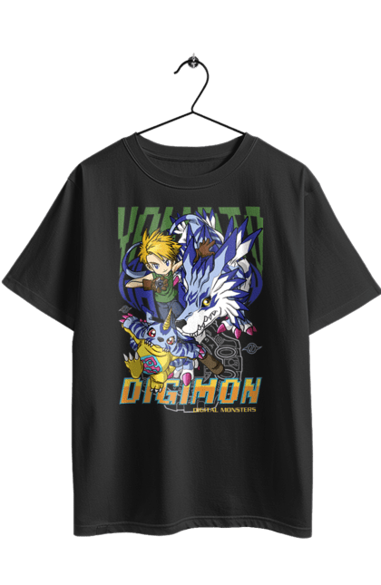 Футболка оверсайз з принтом "Digimon Ішида Ямато". Bandai, digimon, digital monsters, ishida yamato, аніме, віртуальні вихованці, ішида ямато, манга, медіафраншиза. 2070702