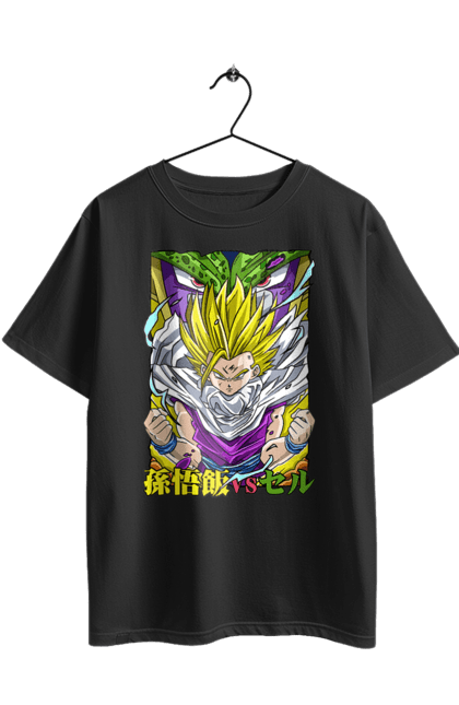 Футболка оверсайз з принтом "Перли дракона Гохан". Anime, dragon ball, goku, manga, аніме, гоку, гохан, манга, перли дракона. 2070702