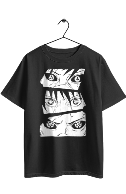 Футболка оверсайз з принтом "Наруто Учіха". Naruto, sasuke, sasuke uchiha, аніме, манга, наруто, саске, саске учіха. 2070702