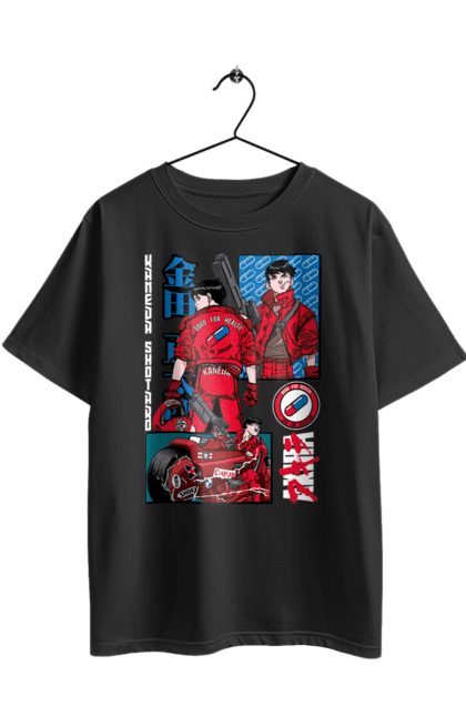 Футболка оверсайз з принтом "Акіра Шьотаро Канеда". Akira, shotaro kaneda, акіра, кіберпанк, шьотаро канеда. 2070702