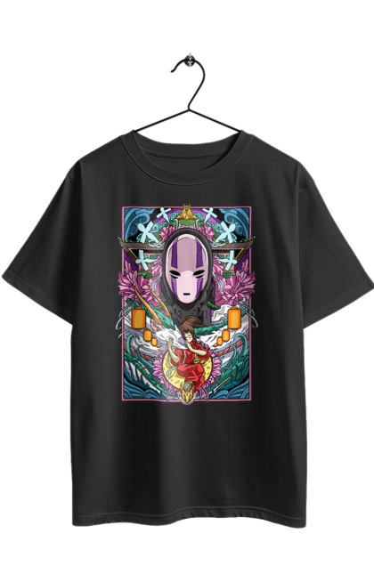 Oversized t-shirt with prints Spirited Away Kaonashi. Faceless, kaonashi, spirited away. 2070702