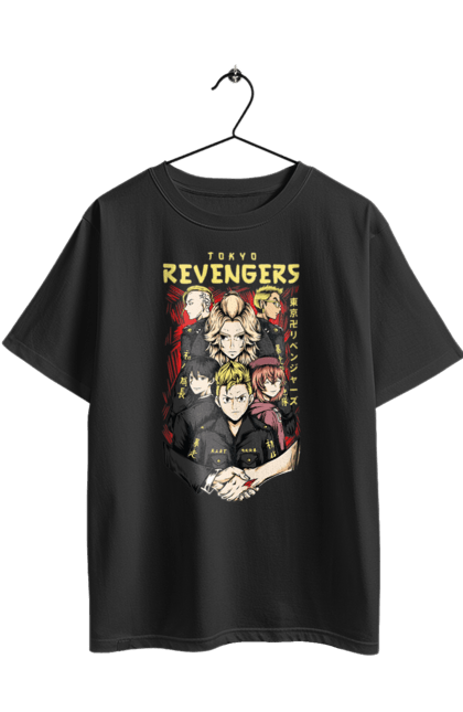 Футболка оверсайз з принтом "Токійські месники". Tokyo revengers, аніме, бойовик, гра, манга, серіал, такемічі, токійські месники, трилер, фантастика. 2070702