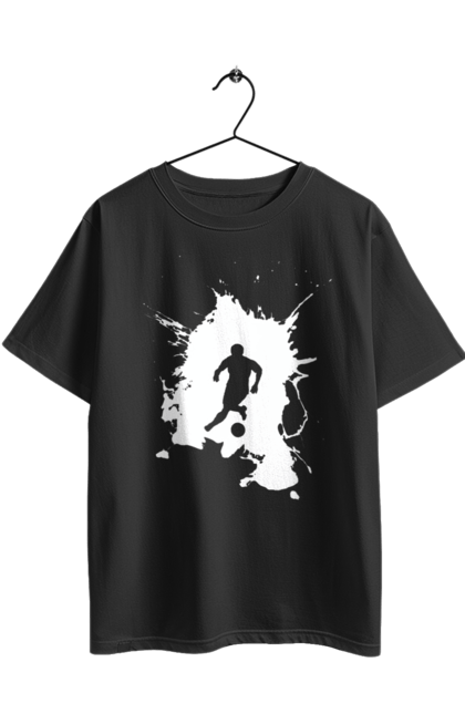 Футболка оверсайз з принтом "Футбол у серці". Ворота, гол, збірна, м`яч, перемога, спорт, турнір, україна, футбол, чемпіонат. 2070702