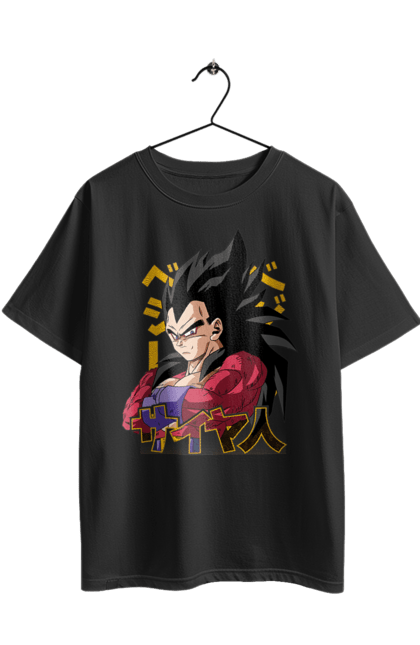 Футболка оверсайз з принтом "Перли дракона Вегета". Anime, dragon ball, goku, manga, vegeta, аніме, вегета, гоку, манга, перли дракона. 2070702