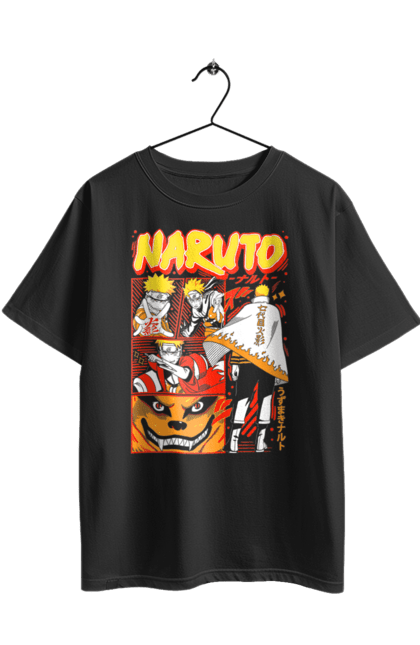 Футболка оверсайз з принтом "Наруто". Naruto, аніме, манга, наруто, ніндзя, персонаж, серіал. 2070702