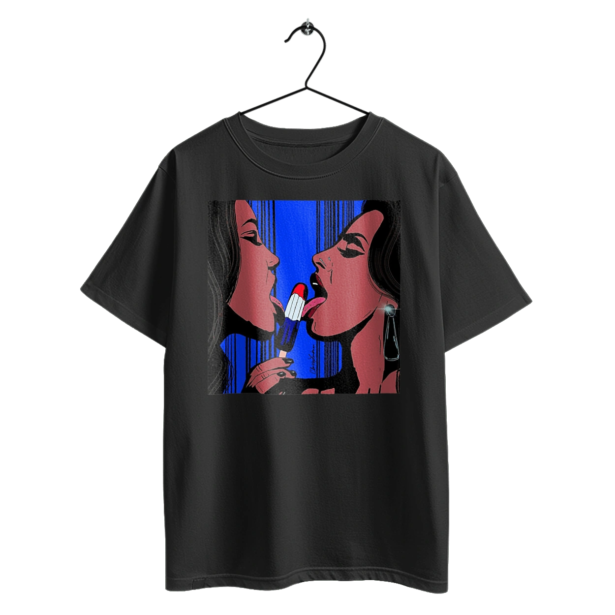 Girls Lick Ice Cream