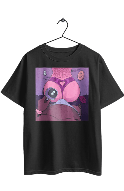 Футболка оверсайз з принтом "Ранкова Кава З Жопкою". Гола, жопа, кава, труси. 2070702