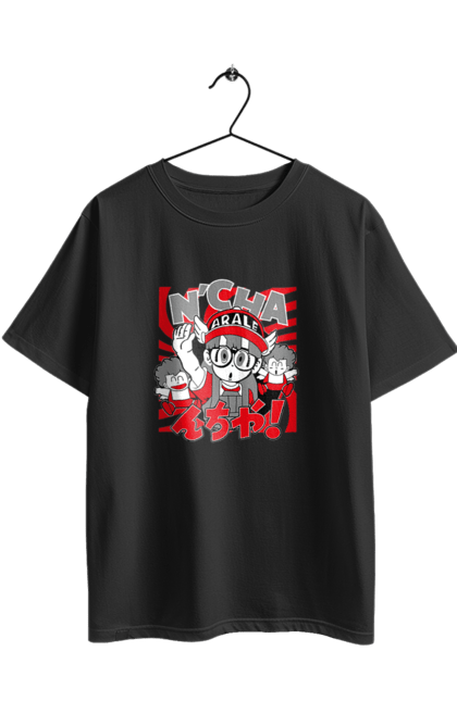 Oversized t-shirt with prints Dr. Slump Arale Norimaki. Anime, arale norimaki, doctor slump, dr. slump, manga. 2070702