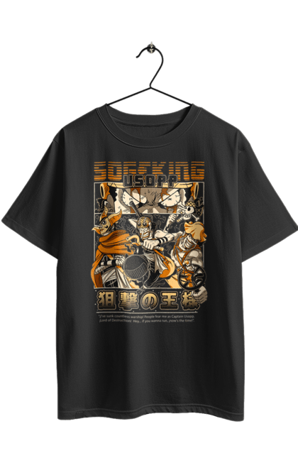 Футболка оверсайз з принтом "Ван Піс Усопп". One piece, usopp, аніме, ван пис, ван піс, манга, снайпер, усопп. 2070702