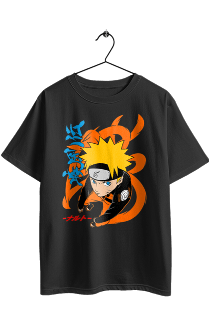 Футболка оверсайз з принтом "Наруто". Naruto, аніме, манга, наруто, ніндзя, персонаж, серіал. 2070702