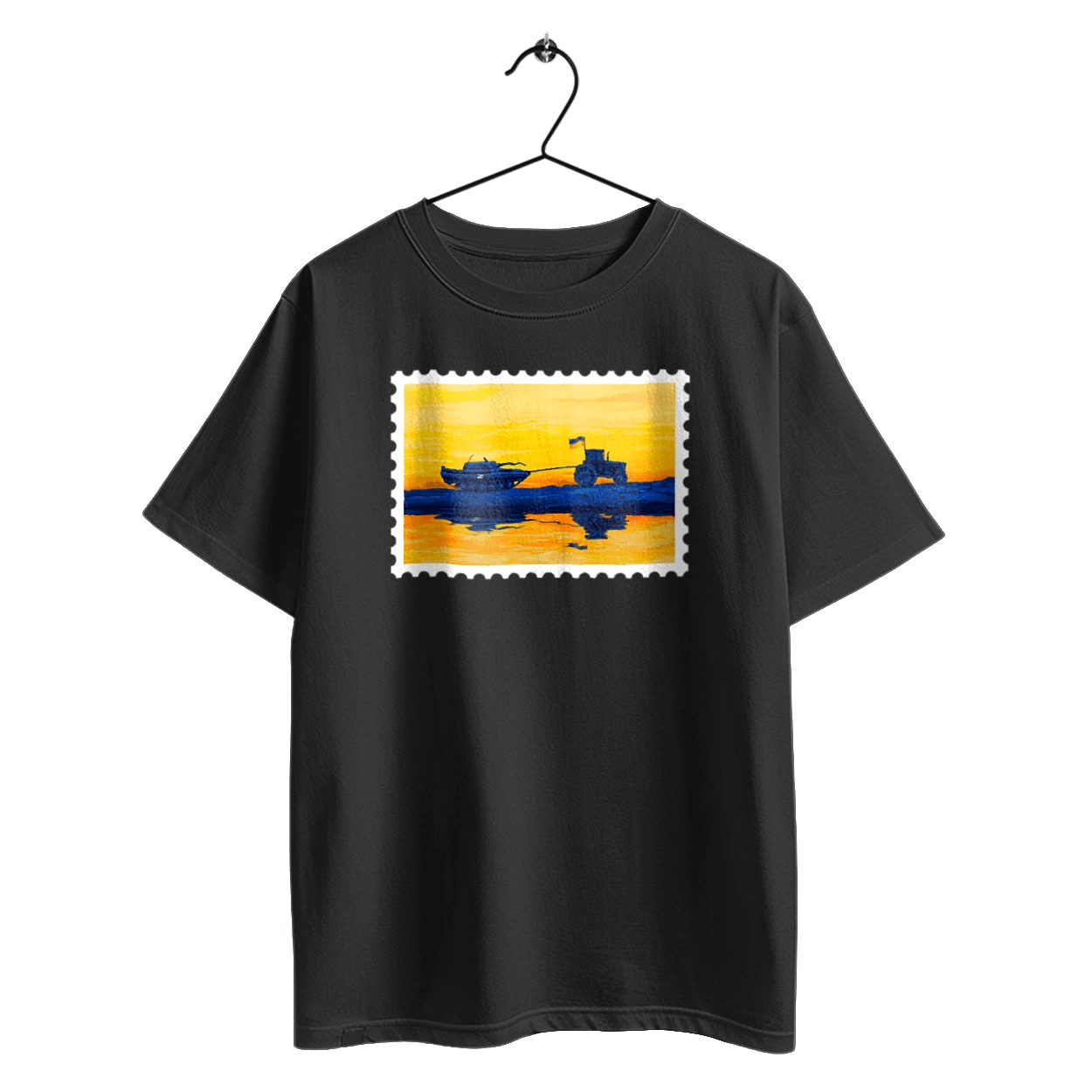 Новая марка, трактор тянущий танк