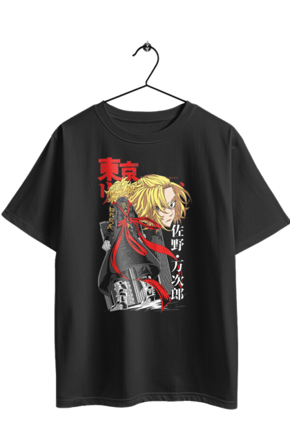 Футболка оверсайз с принтом Токийские мстители Майки. Tokyo revengers, аниме, майки, манга, манджиро сано, телевизионный сериал, токийская свастика, токийские мстители. 2070702