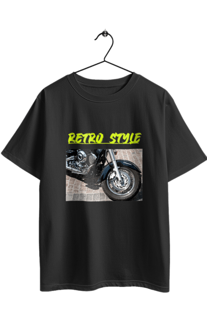 Футболка оверсайз з принтом "Мото2". Байк, дорога, мотоцикл, ретро, стиль, швидкість. 2070702