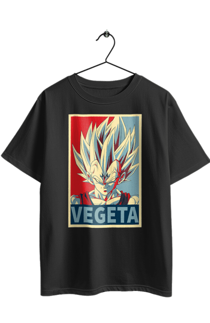 Футболка оверсайз з принтом "Перли дракона Вегета". Anime, dragon ball, goku, manga, vegeta, аніме, вегета, гоку, манга, перли дракона. 2070702