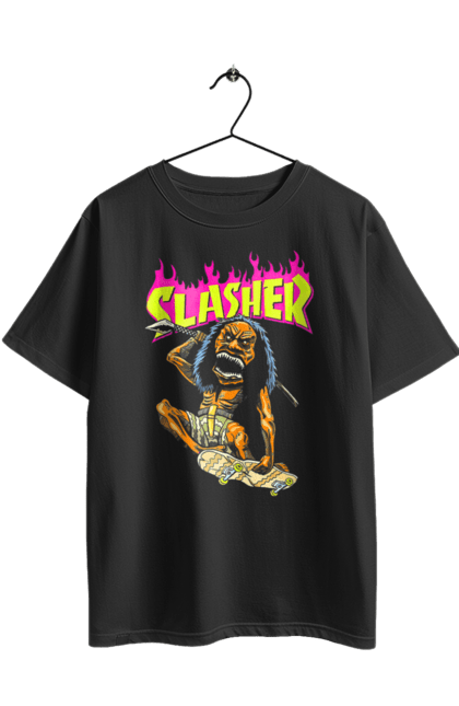 Oversized t-shirt with prints Zuni Fetish Doll. Doll, horror, movie, spirit, zuni, zuni doll. 2070702