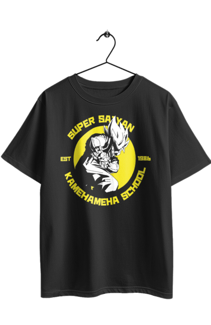 Футболка оверсайз з принтом "Перли дракона". Anime, dragon ball, goku, manga, vegeta, аніме, вегета, гоку, манга, перли дракона. 2070702