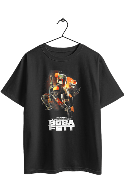 Oversized t-shirt with prints Boba Fett. Bob fett, boba fett, clone, head hunter, star wars. 2070702
