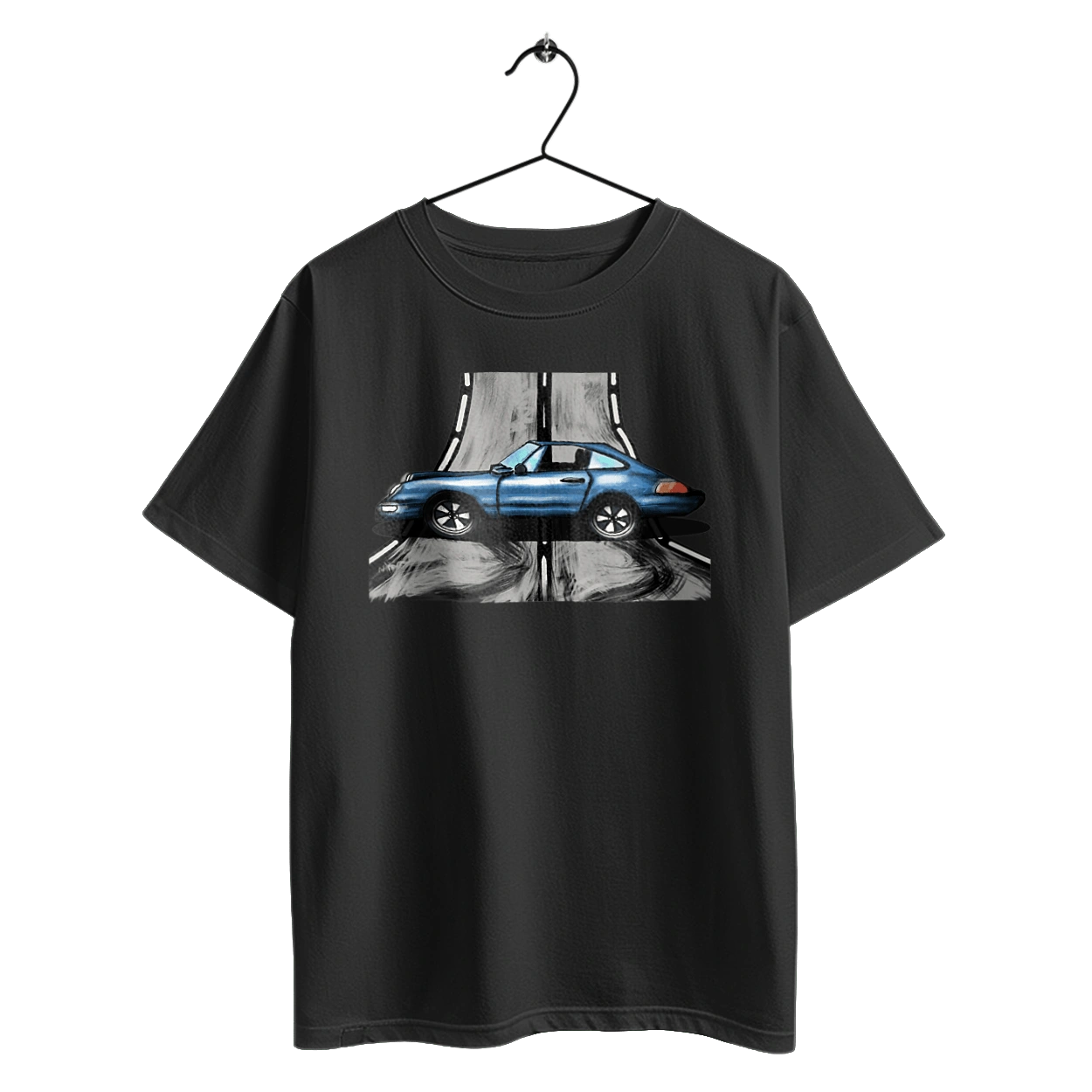 Sports Car On The Road