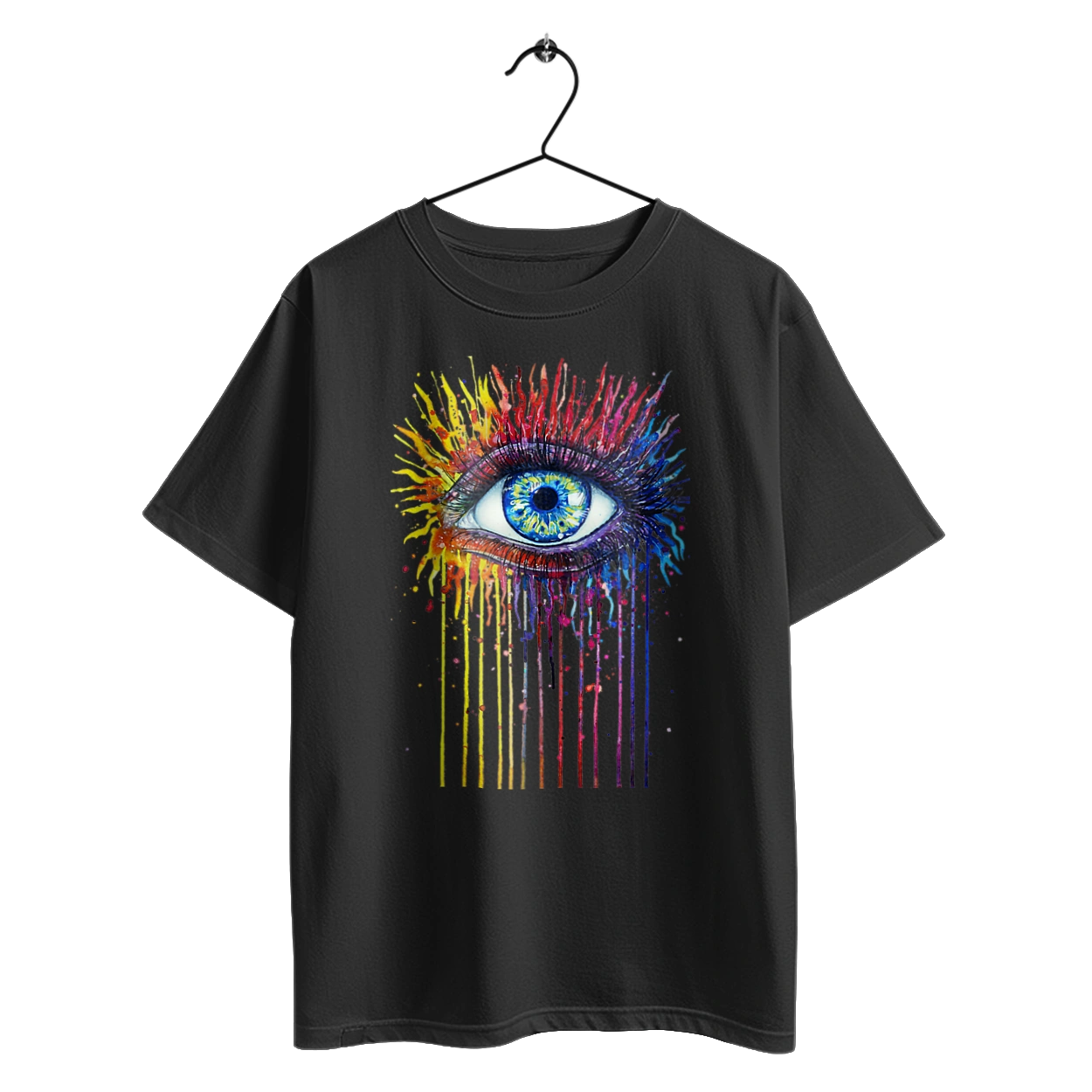 Colorful Flowing Eye
