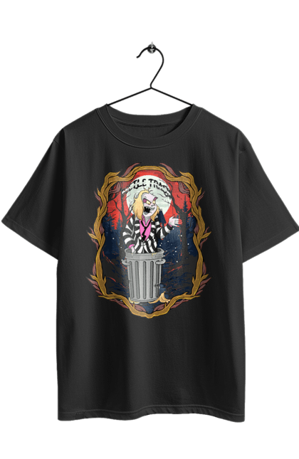 Oversized t-shirt with prints Beetlejuice. Beetlejuice, comedy, ghost, horror, movie, tim burton, warner bros. 2070702