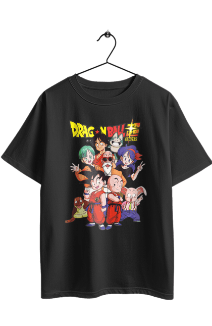 Футболка оверсайз з принтом "Перли дракона". Anime, dragon ball, goku, manga, vegeta, аніме, вегета, гоку, манга, перли дракона. 2070702