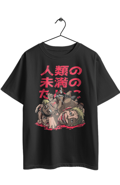 Футболка оверсайз з принтом "Атака Титанів Мікаса Аккерман". Anime, manga, mikasa ackerman, аніме, атака титанів, драма, манга, мікаса, мікаса аккерман. 2070702