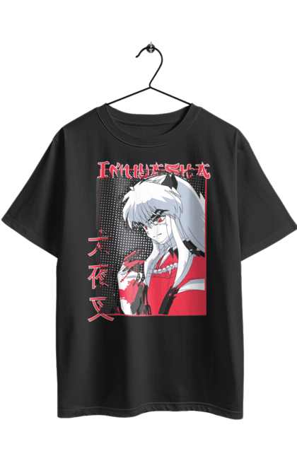 Футболка оверсайз з принтом "Inuyasha". Anime, inuyasha, manga, rumiko takahashi, аніме, демон охоронець, манга, руміко такахасі. 2070702