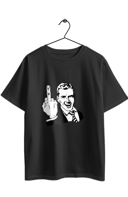 Футболка оверсайз с принтом Fuck. Faculty, finger, fuck, hand. 2070702