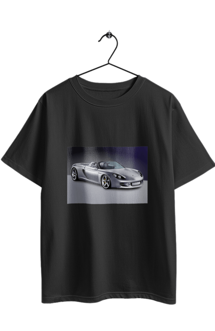 Футболка оверсайз з принтом "Авто.2". Авто, кольорове зображення, купе, спортивне авто, фото. 2070702