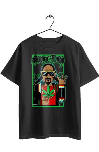 Футболка оверсайз з принтом "Снуп Доґґ". Snoop dogg, актор, музикант, продюсер, репер, снуп догг. 2070702