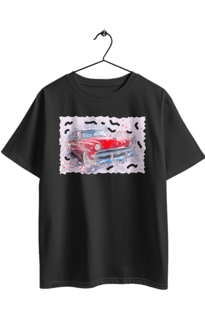 Футболка оверсайз з принтом "Автомобільний газ". Gaz, автомобиль, автомобільний газ, дорога, колесо, перемога. 2070702